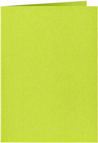 Correspondentiekaart Papicolor dubbel 105x148mm appelgroen pak à 6 stuks