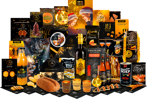 Kerstpakket 093 - Luxe familie goud