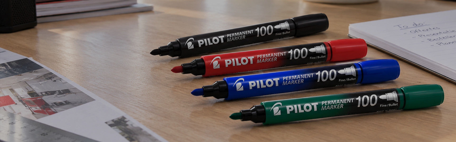 Ontdek de PILOT 100 viltstiften nu met 20% korting!
