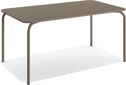 VEBA Shine kantinetafel 160×90 cm - Cappuccino