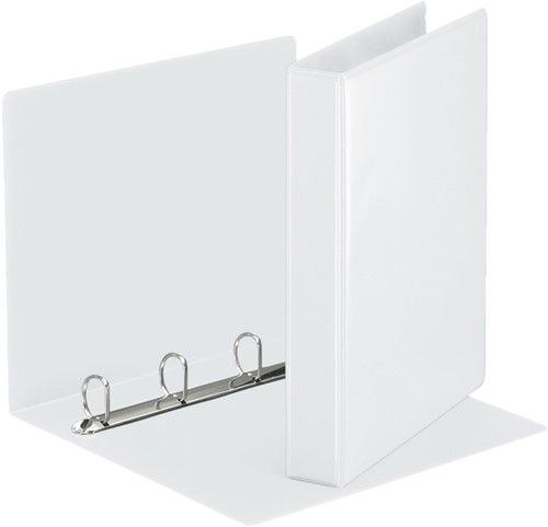 Presentatieringband Esselte A4 4-rings D-mech 30mm wit 49703