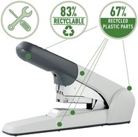 Nietmachine Leitz Heavy Duty Flat Clinch 60 vel zilver-2