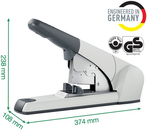 Nietmachine Leitz Heavy Duty Flat Clinch 120 vel zilver-3