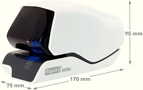 Nietmachine Rapid 5025E elektrisch contactloos 25 vel wit-2