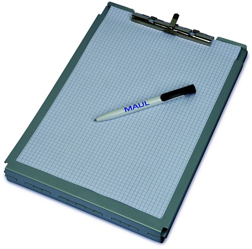 Klembordkoffer MAUL Case A4 topopening aluminium-10