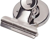 Papierklem MAUL Bulldog met magneet 30mm zilver 2 stuks-8