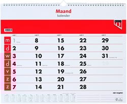 Maandkalender 2026 Quantore