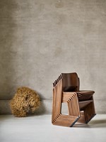 HOWE 40/4 Wood stoel - Walnoot- LW25-2