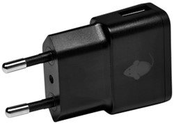 Oplader Green Mouse USB-A 1x 1A zwart
