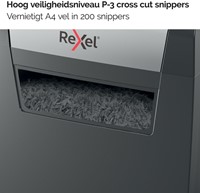 Papiervernietiger Rexel Momentum X308 snippers 5x42mm-2