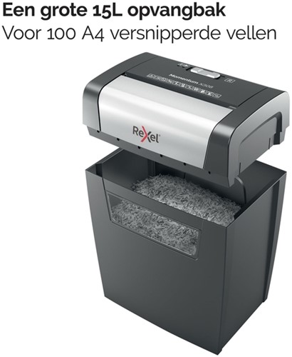 Papiervernietiger Rexel Momentum X308 snippers 5x42mm-8