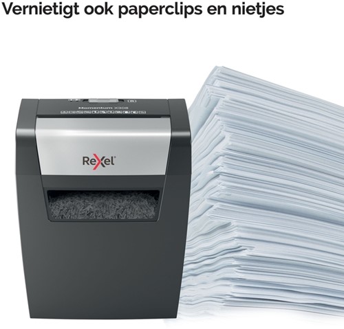 Papiervernietiger Rexel Momentum X308 snippers 5x42mm-4