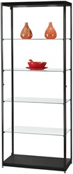 Vitrinekast SDB mpc-800 led zwart 800x400x2000mm