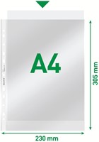 Showtas Leitz Premium standaard copy safe 0.08mm PP A4 transparant 100 stuks-6