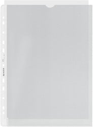 Showtas Leitz Premium links open 0.13mm PP A4 transparant 100 stuks