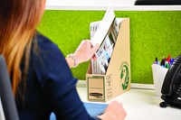 Tijdschriftcassette Bankers Box Earth A4 80mm bruin-2