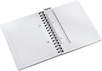 Notitieboek Leitz WOW A5 spiraal PP lijn roze-3