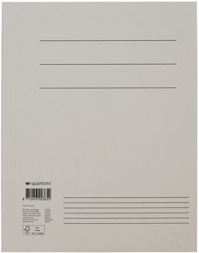 Dossiermap Quantore A4 320gr grijs