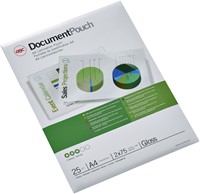 Lamineerhoes GBC A4 2x75micron document 25 stuks