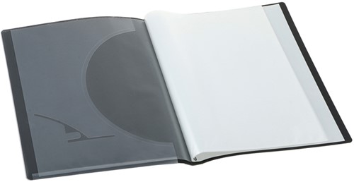 Showmap Europel Frontview A4 20-tassen antraciet-2