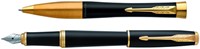 Balpen en vulpen Parker Urban matt black GT medium 2 stuks-2