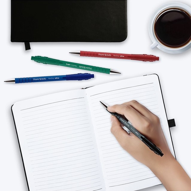 Balpen Paper Mate Flexgrip Ultra medium groen - Kantoor Kompleet