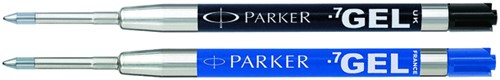 Gelschrijvervulling Parker Quink medium zwart blister à 1 stuk-2