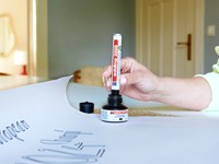 Viltstift edding 3000 rond 1.5-3mm karmijnrood-2