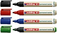 Viltstift edding 21 EcoLine rond rood 1.5-3mm-3