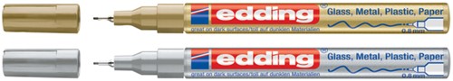 Paintmarker edding 780 op oliebasis 0.8mm goud-3