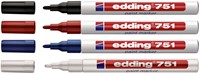 Paintmarker edding 751 op oliebasis 1-2mm zwart-1