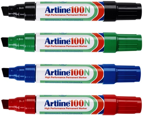 Viltstift Artline 100 schuin 7.5-12mm groen-3