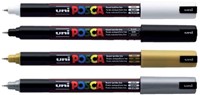 Paintmarker Uni POSCA PC1MR extra fijn wit-6