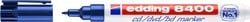 Cd marker edding 8400 rond 0.5-1.0mm blauw