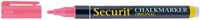 Krijtstift Securit SMA-100 rond 1-2mm geel/oranje/roze/paars 4 stuks-3