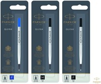 Rollerpenvulling Parker Quink fijn zwart  blister à 1 stuk-3