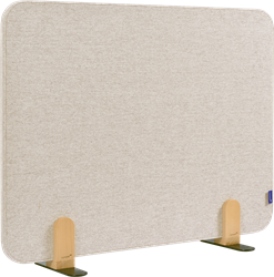 Legamaster ELEMENTS akoestisch bureauscherm 60x80cm soft beige (houder)