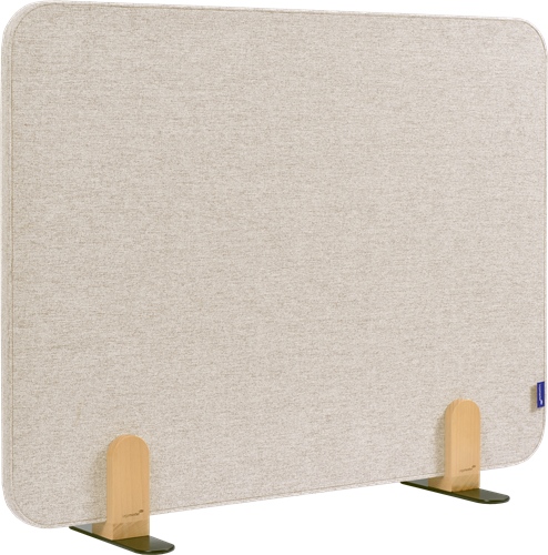 Legamaster ELEMENTS akoestisch bureauscherm 60x80cm soft beige (houder)