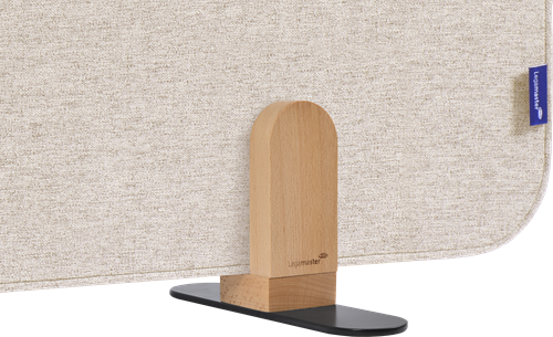 Legamaster ELEMENTS akoestisch bureauscherm 60x80cm soft beige (houder)-2