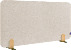 Legamaster ELEMENTS akoestisch bureauscherm 60x120cm soft beige (houder)
