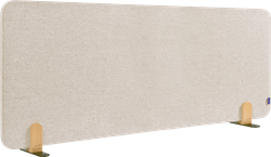 Legamaster ELEMENTS akoestisch bureauscherm 60x160cm soft beige (houder)