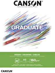 Tekenblok Canson Graduate Dessin A3 160gr 30 vel