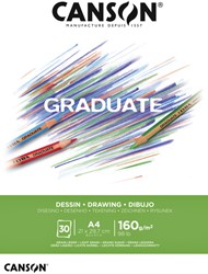 Tekenblok Canson Graduate Dessin A4 160gr 30 vel