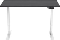 Euroseats elektrisch zit-sta bureau  - 140 x 80 cm - Shadow Eik (T608) - Wit (RAL9016)-2