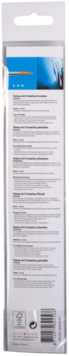 Penseel Talens Art Creation filament rond assorti set à 3 stuks-1