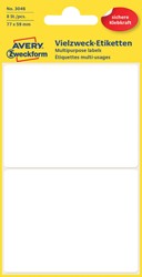 Etiket Avery Zweckform 3046 77x59mm wit 8 etiketten