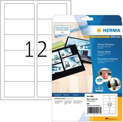 Etiket HERMA 4609 52.5x21.2mm premium wit 11200 stuks