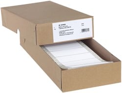 Etiket HERMA 8161 88.9x35.7mm 1-baans wit 2000stuks