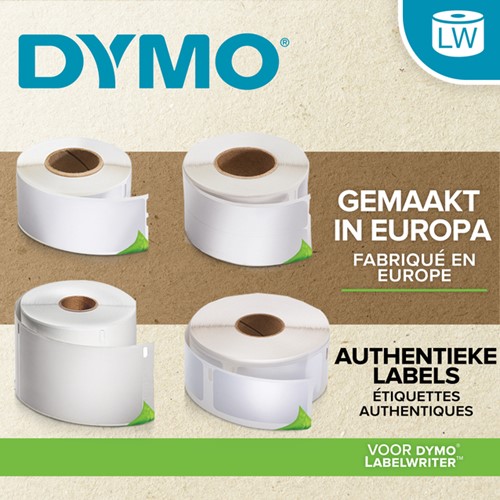 Etiket Dymo LabelWriter multifunctioneel 32x57mm 1 rol á 1000 stuks wit S0722540-2
