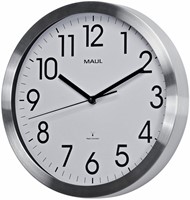 Wandklok MAUL Move RC Ø305x45mm aluminium frame wit incl. batterij-3